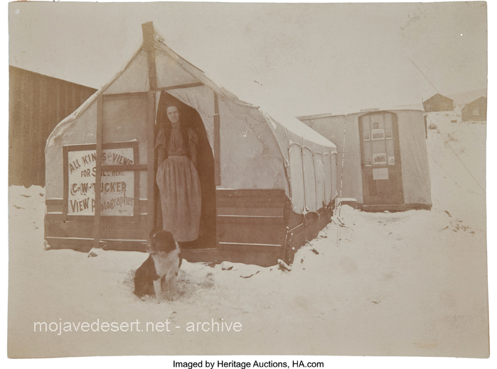 Photographer C. W. Tucker's Home and Studio in Winter of 1896/97.